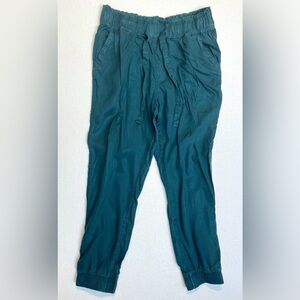 SO Brand High Rise Jogger Pants Women’s Size L Color Teal Blue Green